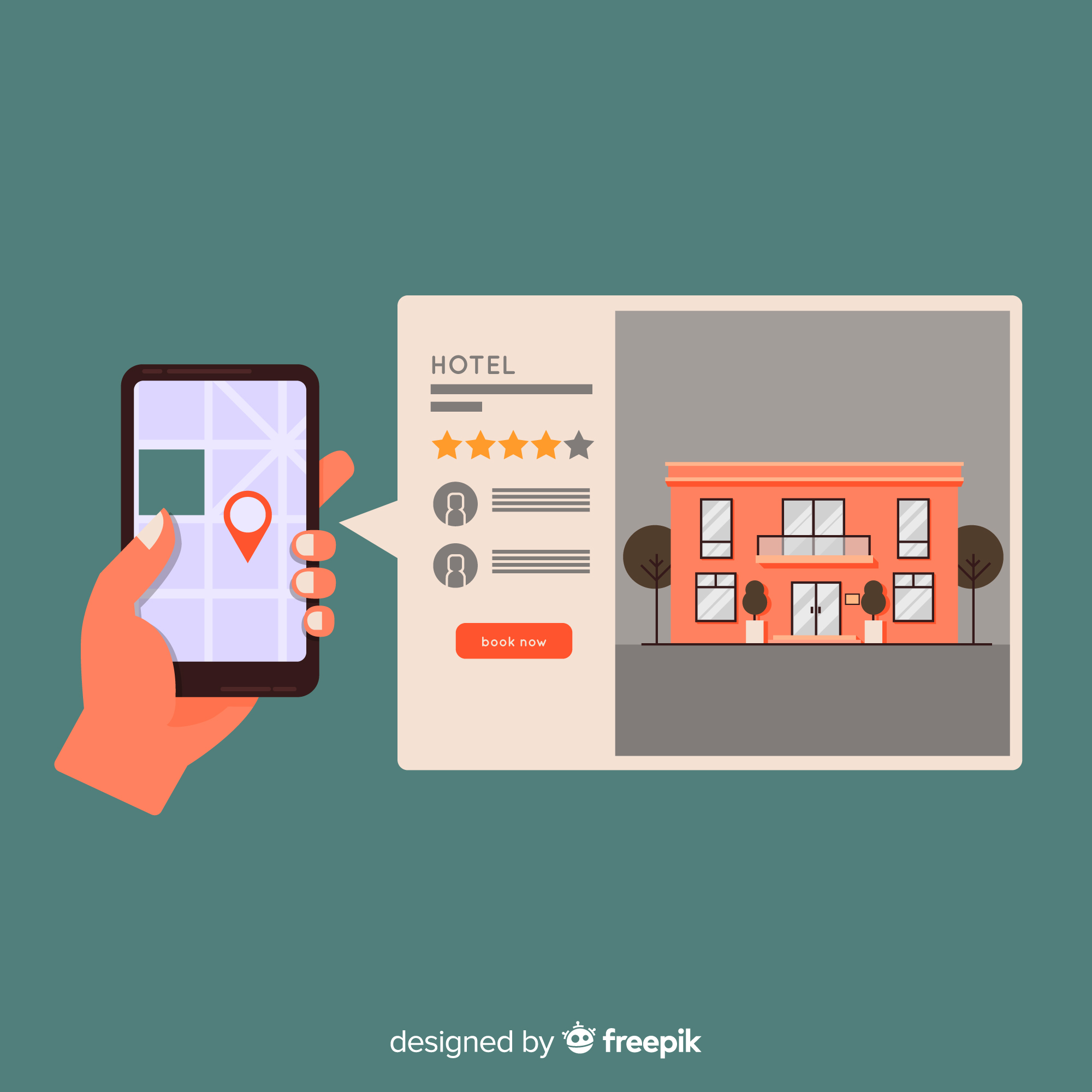 Photo d'une application d'hôtellerie pour la gestion des départements